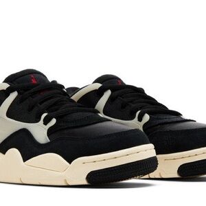 Black and Cream jordan 4